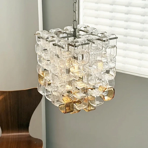 Люстра из муранского стекла Lce Cubes Interlocking
